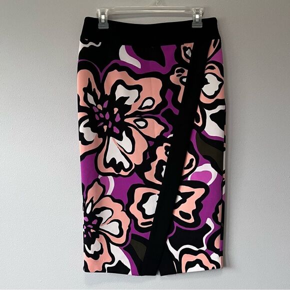 Worthington Dresses & Skirts - Worthington Wrap Vibrant Floral Pencil Skirt Size 6